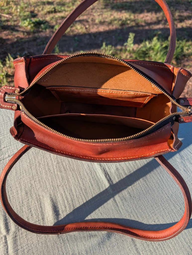 Vue du sac artisanal Sofie
